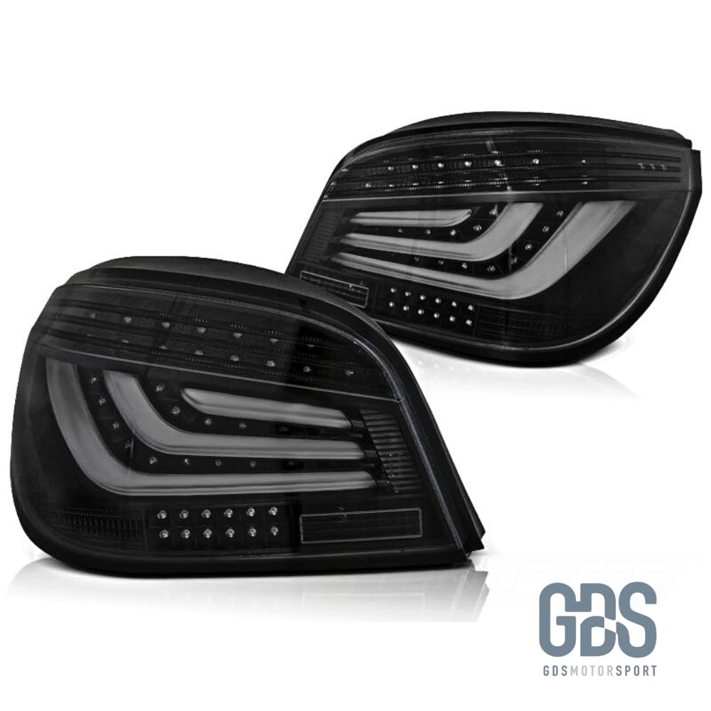 Feux arrières à Barre full LED Fond Noir pour BMW E60 Berline Phase 2 - PHARES FEUX - GDS Motorsport