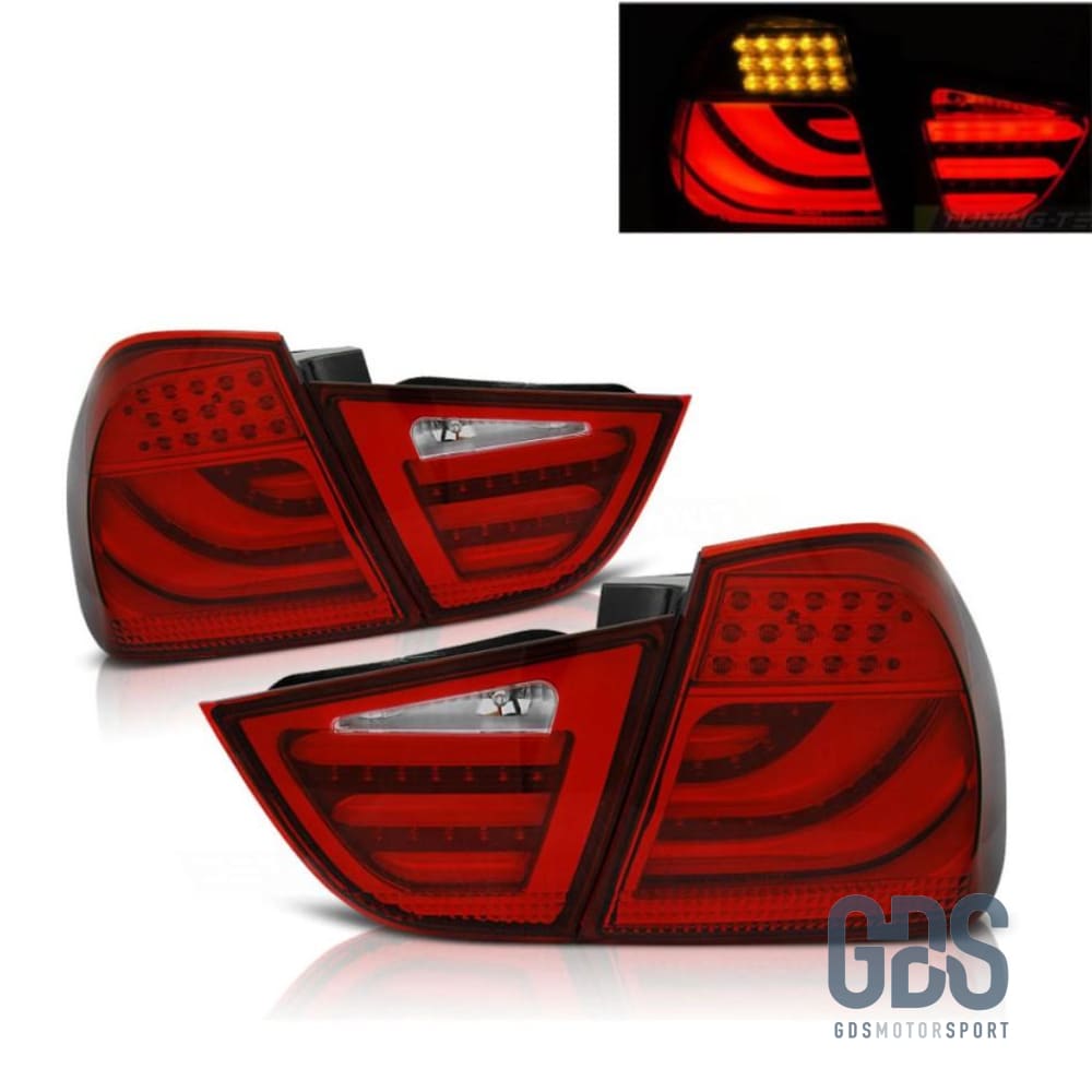 Feux arrière à LED Light Bar BMW Serie 3 E90 Berline Phase 2 2009 a 2011 LCI - PHARES FEUX - GDS Motorsport