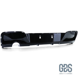 Diffuseur M performance Noir Brillant pour BMW F20/ F21 Phase 1 Sortie simple gauche - Éléments de carrosserie - GDS Motorsport