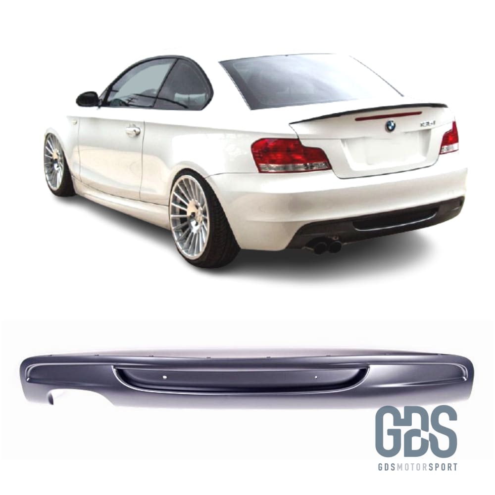 Diffuseur parechoc arriere Pack M E82/88 Double sortie Gauche - Pare Choc kit carrosserie - GDS Motorsport