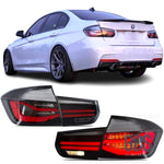 Feux arrières LED Light Bar Dynamique pour BMW Série 3 F30 Fond Noir - Éclairage de véhicule - GDS Motorsport