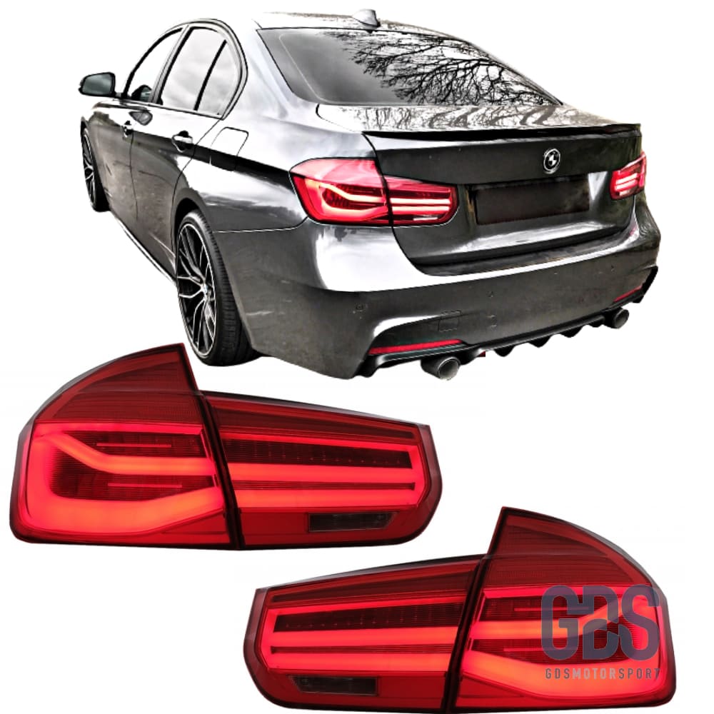 Feux arrières LED Light Bar Dynamique pour BMW Série 3 F30 Rouge - Éclairage de véhicule - GDS Motorsport