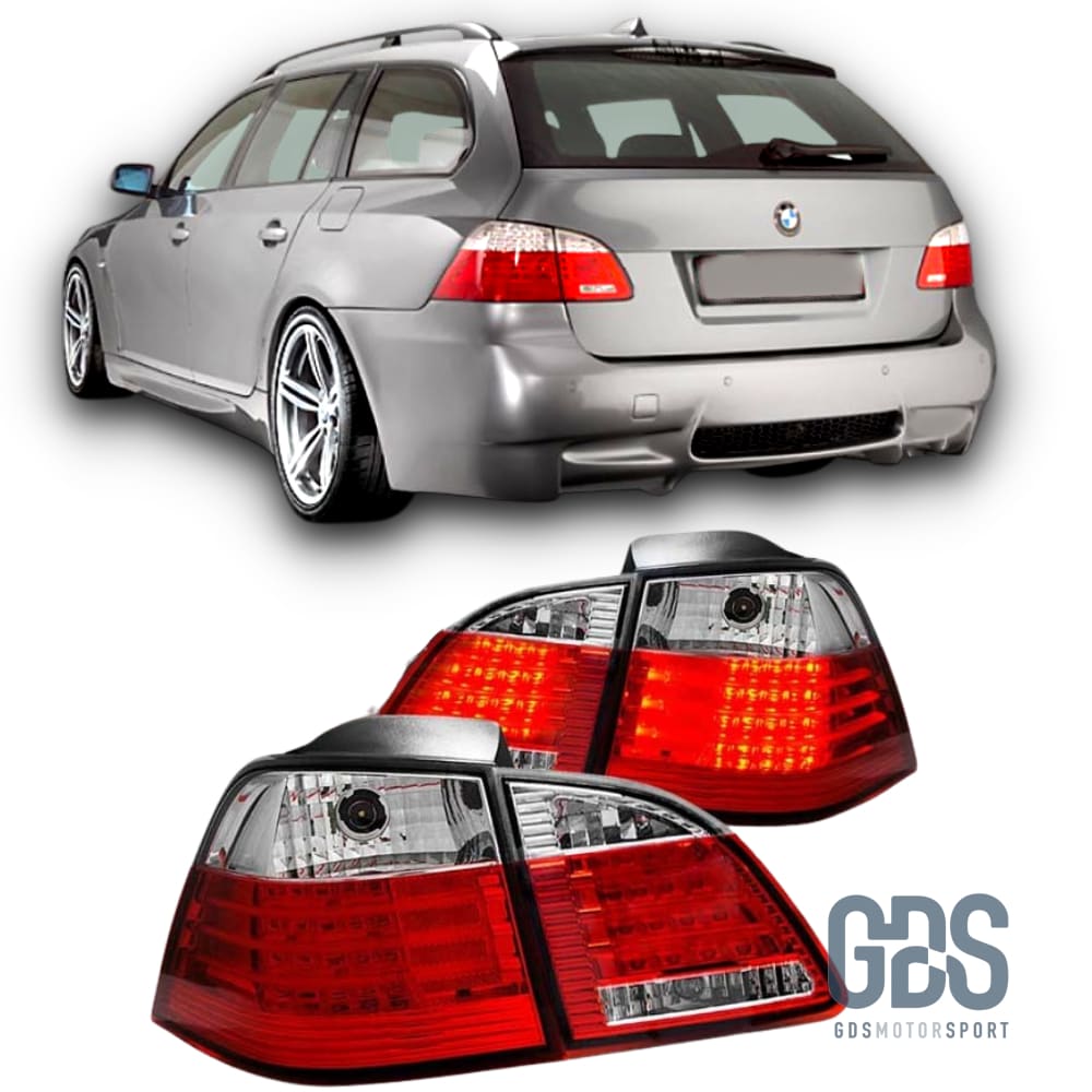 Feux arrières à LED pour BMW E61 Touring Phase 1 2004-2007 - PHARES FEUX - GDS Motorsport