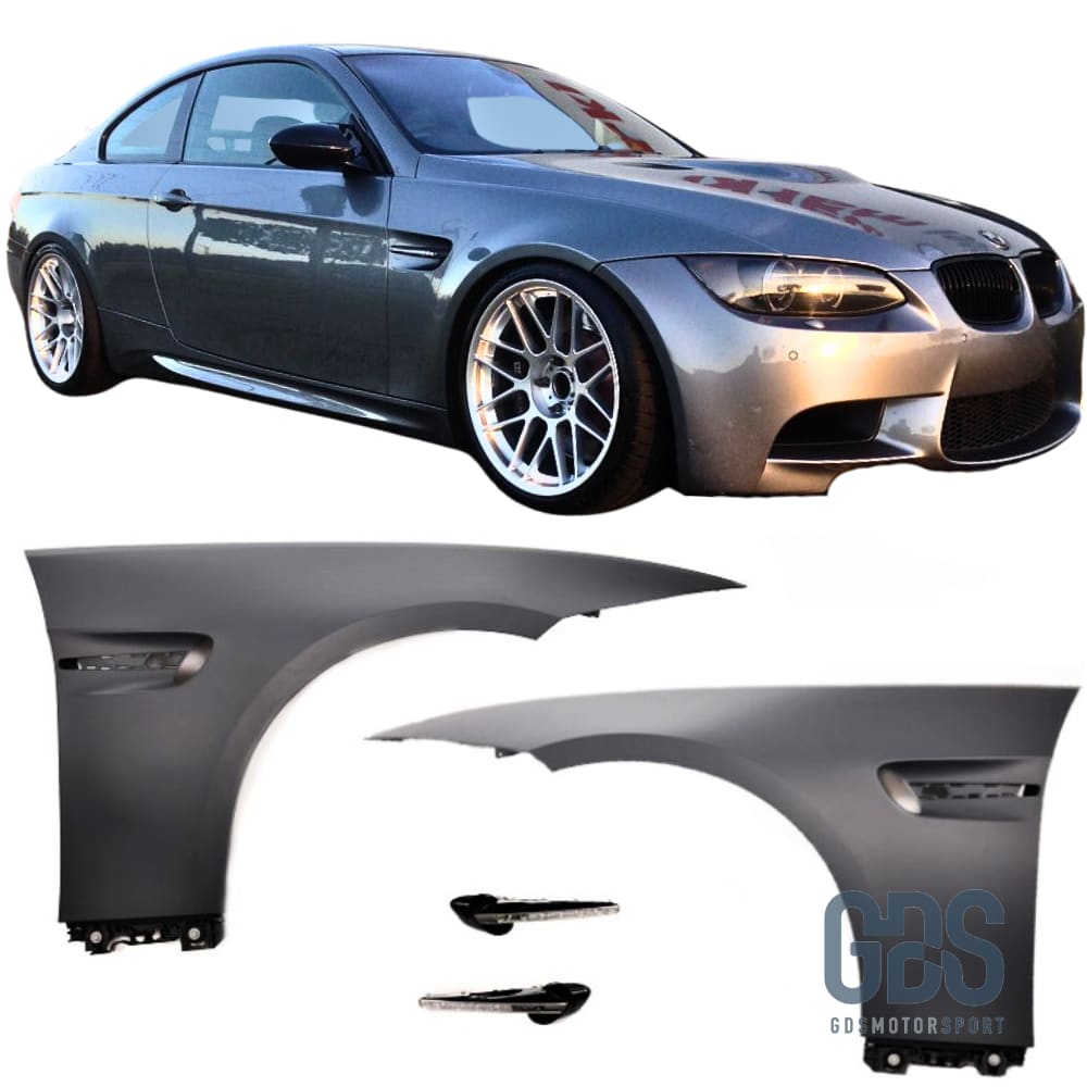 2 Ailes avant look M3 pour BMW Série 3 E92 coupe E93 cabriolet - Éléments de carrosserie - GDS Motorsport