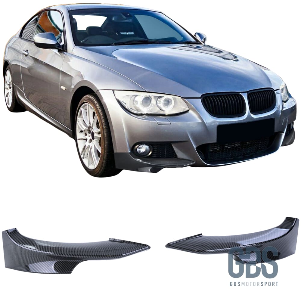 Splitter rajout de pare choc avant Look Carbone BMW Serie 3 E92 E93 Pack M Phase 2 - Éléments carrosserie - GDS Motorsport