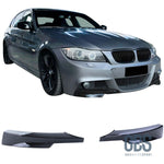 Splitter rajout de pare choc avant BMW E90 berline E91 touring Pack M Phase 2 Noir Brillant - Éléments carrosserie - GDS Motorsport