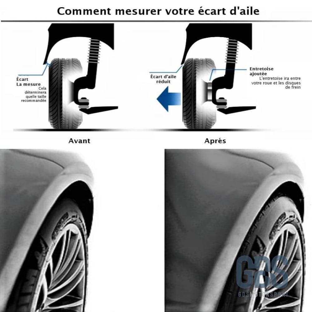 Kit 2 Cales élargisseurs de voie EIBACH pour BMW E36 5x120 Double boulonnerie - elargisseurs - GDS Motorsport