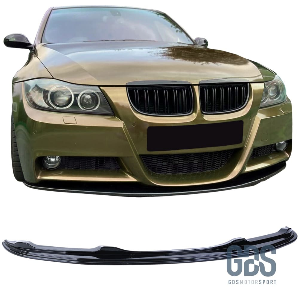 Lame M Performance pour Pare choc avant BMW E90/ E91 Pack Phase 1 Noir Brillant - Choc kit carrosserie - GDS Motorsport